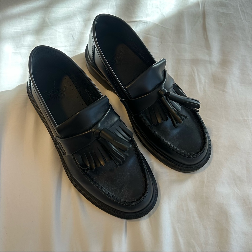 Dr. Martens Black Adrian Loafers
